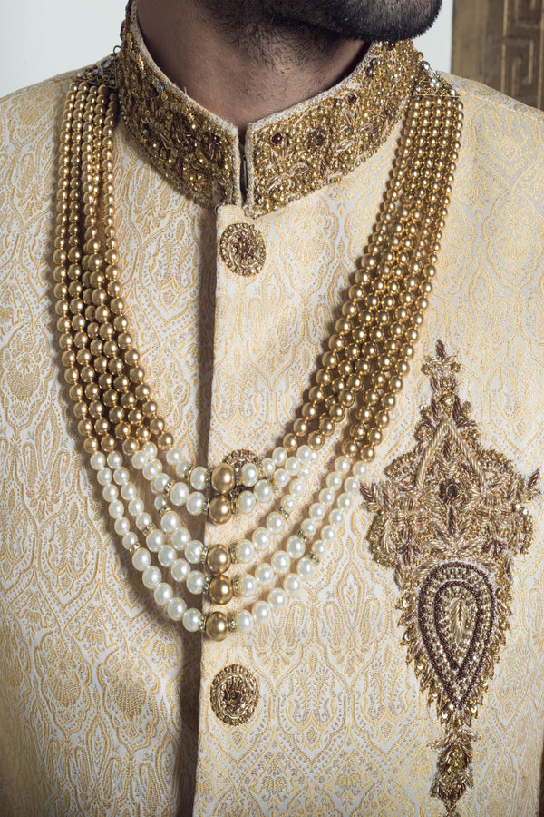 Gold and Ivory Haar Necklace