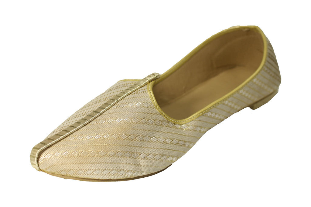 Anjar- White Mojri Khussa Shoes - Sherwani King - - 1