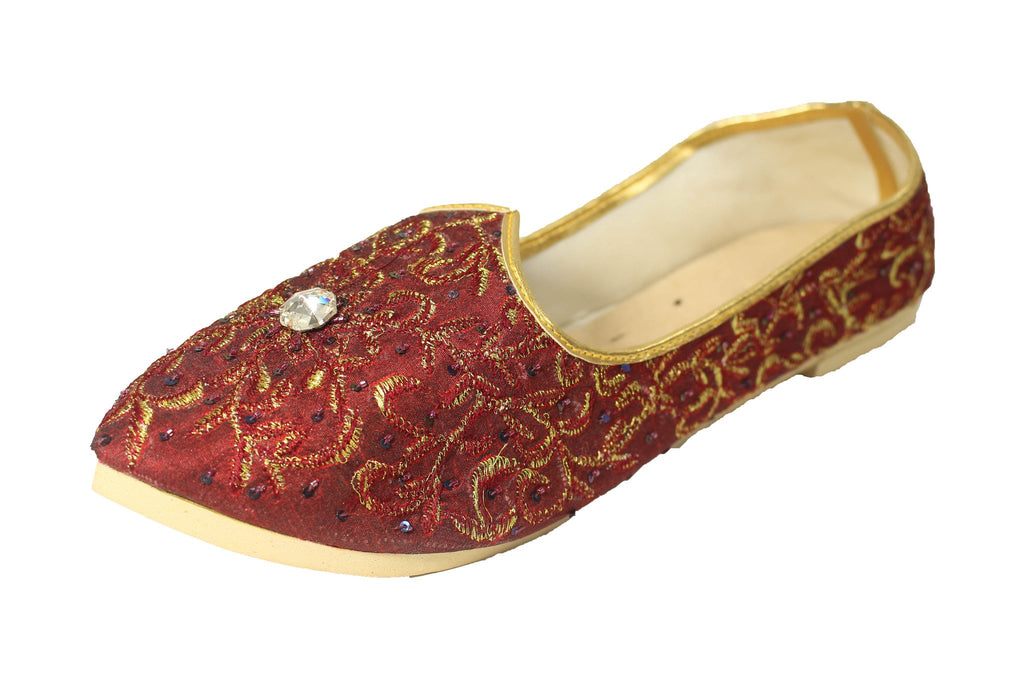 Goalpara- Red Mojri Khussa Shoes - Sherwani King - - 1