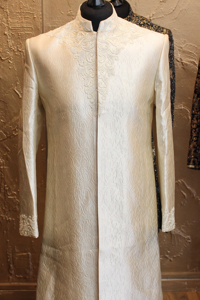 Gold Silk Sherwani