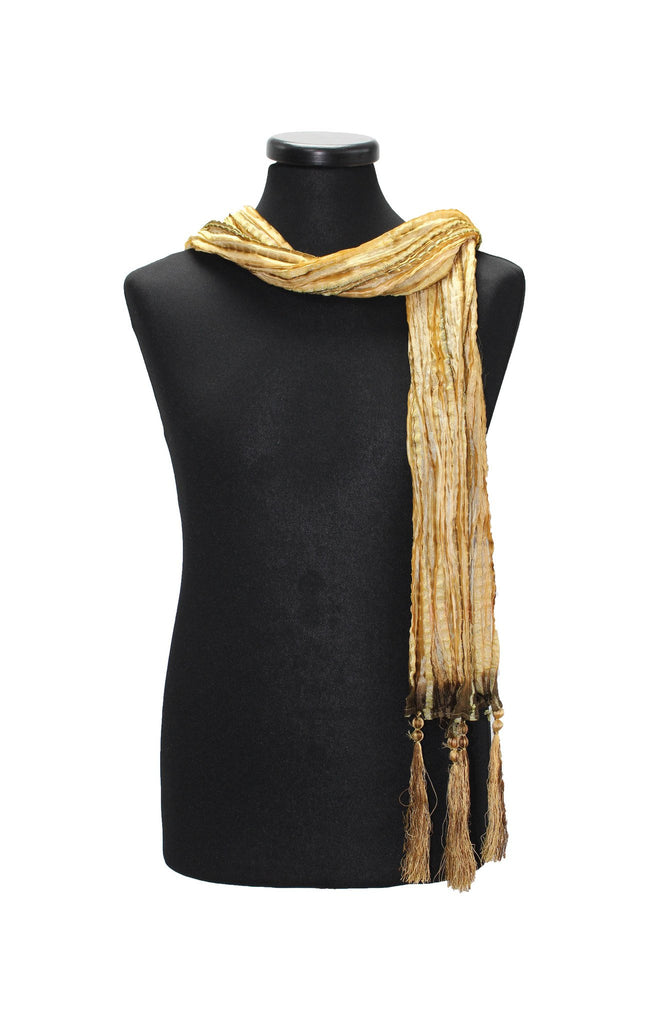 Gold and Copper Sherwani Scarf 25