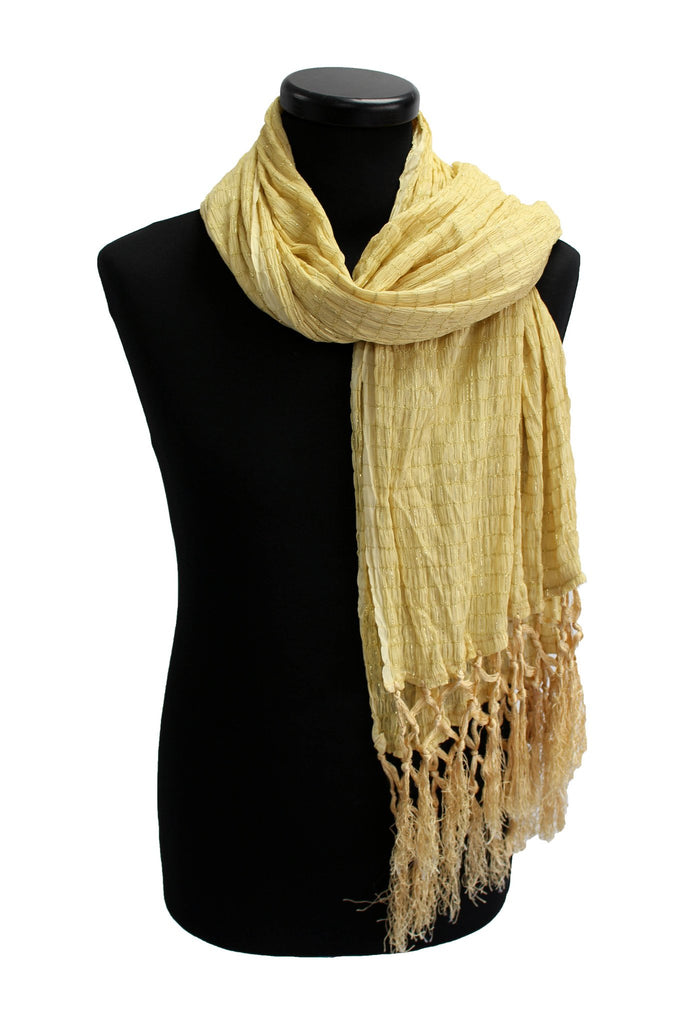 Gold Sherwani Scarf - Sherwani King -